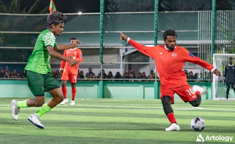 ފޮޓޯ: އެފްއޭއެމް ފުޓްސަލް ޗެމްޕިއަންޝިޕްގެ ހއ އަތޮޅުގެ ފައިނަލް މެޗް