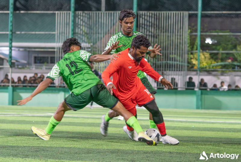 ފޮޓޯ: އެފްއޭއެމް ފުޓްސަލް ޗެމްޕިއަންޝިޕްގެ ހއ އަތޮޅުގެ ފައިނަލް މެޗް