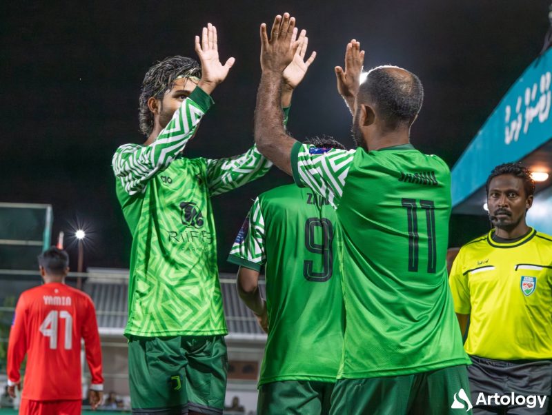 ފޮޓޯ: އެފްއޭއެމް ފުޓްސަލް ޗެމްޕިއަންޝިޕްގެ ހއ އަތޮޅުގެ ފައިނަލް މެޗް