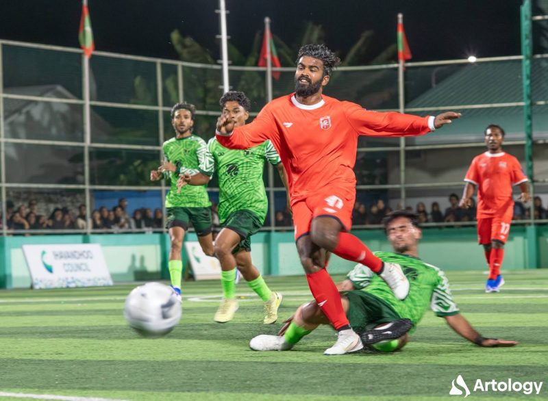 ފޮޓޯ: އެފްއޭއެމް ފުޓްސަލް ޗެމްޕިއަންޝިޕްގެ ހއ އަތޮޅުގެ ފައިނަލް މެޗް