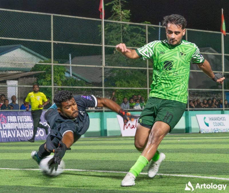 ފޮޓޯ: އެފްއޭއެމް ފުޓްސަލް ޗެމްޕިއަންޝިޕްގެ ހއ އަތޮޅުގެ ފައިނަލް މެޗް
