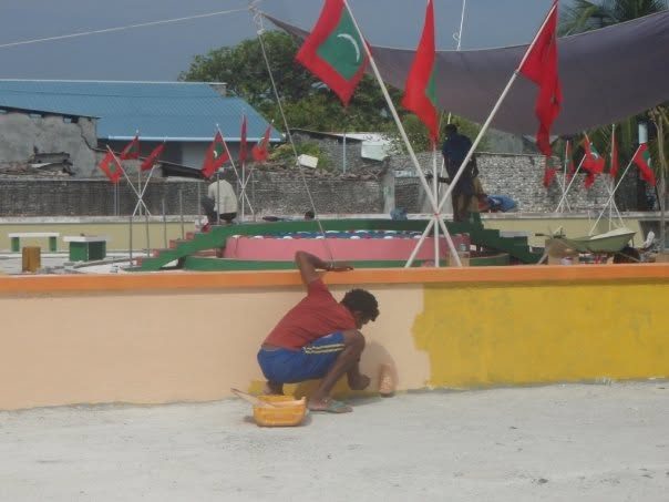ފޮޓޯ: 2009 ވަނަ އަހަރުގެ މަސްވެރިންގެ ދުވަހަށް ތައްޔާރުވުން