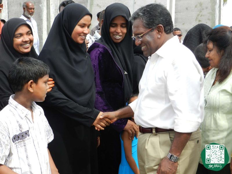 ފޮޓޯ: ރައީސް ވަހީދު އިހަވަންދޫއަށް ވަޑައިގަތުމުން މަރުހަބާ ދެންނެވުން