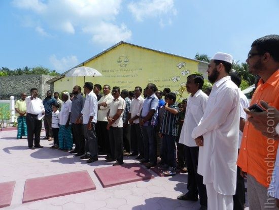 ފޮޓޯ: މަސްޖިދުލް އަބޫބަކުރު ސިއްދީޤު ރަޟިޔަﷲ އަންޙް ހުޅުވުމުގެ ރަސްމިއްޔާތު