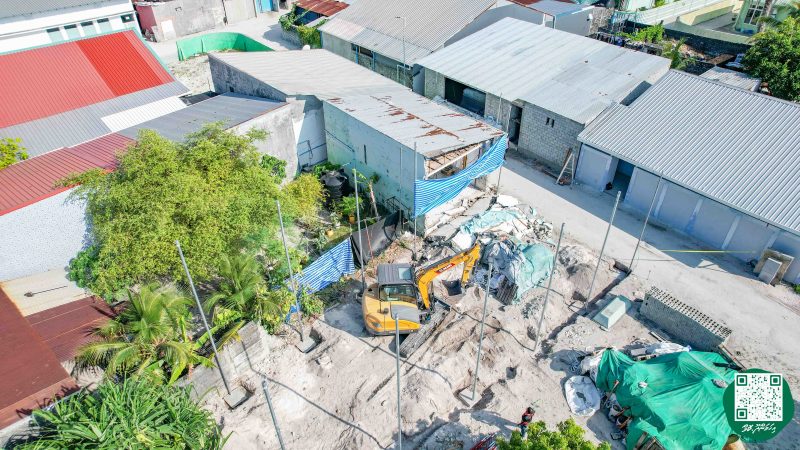 ފޮޓޯ: ގާތުމަލަ ފިހާރައިގެ ފާރެއް ވެއްޓި ގެއްލުންވުން
