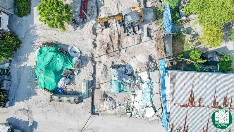 ފޮޓޯ: ގާތުމަލަ ފިހާރައިގެ ފާރެއް ވެއްޓި ގެއްލުންވުން