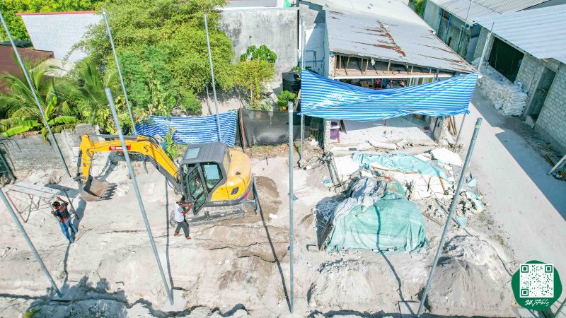 ފޮޓޯ: ގާތުމަލަ ފިހާރައިގެ ފާރެއް ވެއްޓި ގެއްލުންވުން