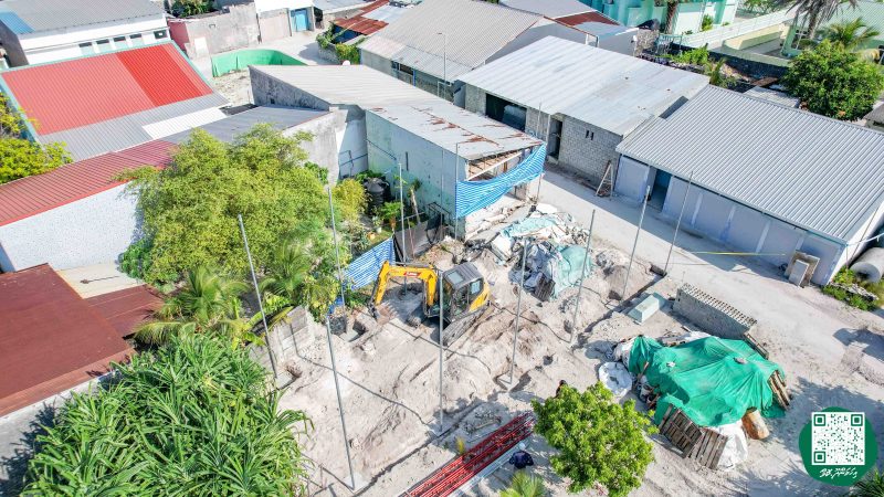 ފޮޓޯ: ގާތުމަލަ ފިހާރައިގެ ފާރެއް ވެއްޓި ގެއްލުންވުން