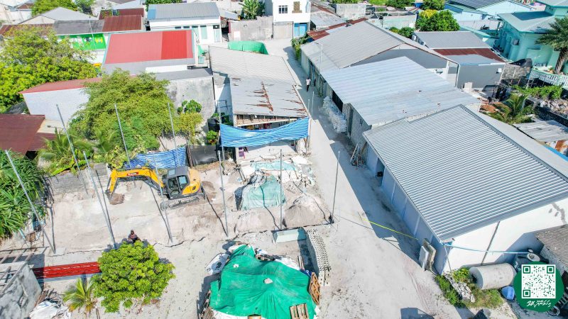 ފޮޓޯ: ގާތުމަލަ ފިހާރައިގެ ފާރެއް ވެއްޓި ގެއްލުންވުން