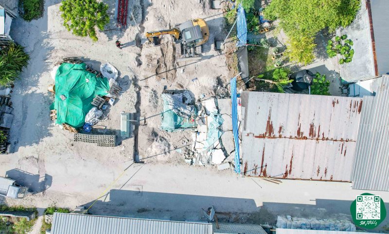 ފޮޓޯ: ގާތުމަލަ ފިހާރައިގެ ފާރެއް ވެއްޓި ގެއްލުންވުން